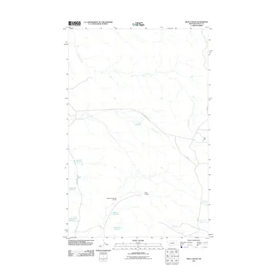 2011 Map of Niles Coulee, 2011 Print