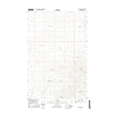 2017 Map of Niles Coulee, 2017 Print