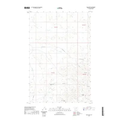 2020 Map of Niles Coulee, 2020 Print