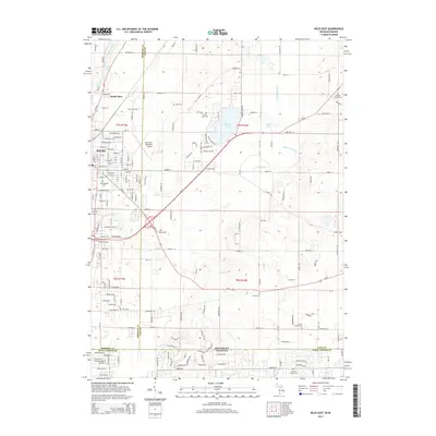 2014 Map of Niles East, 2014 Print