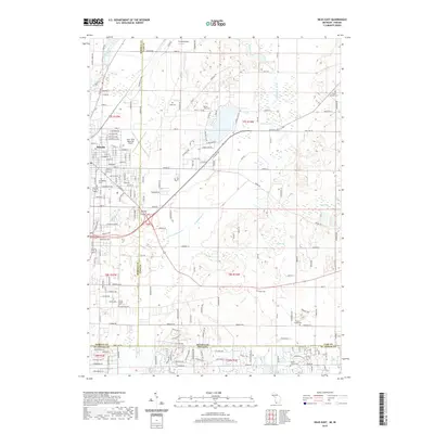 2019 Map of Niles East, 2019 Print