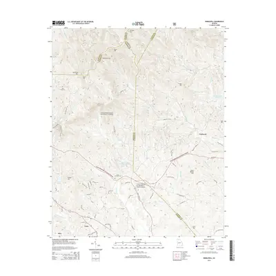 2014 Map of Nimblewill, 2014 Print