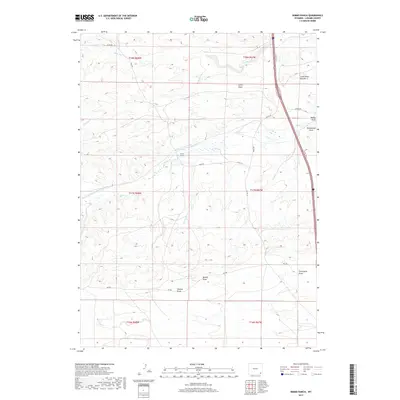 2017 Map of Nimmo Ranch, 2017 Print