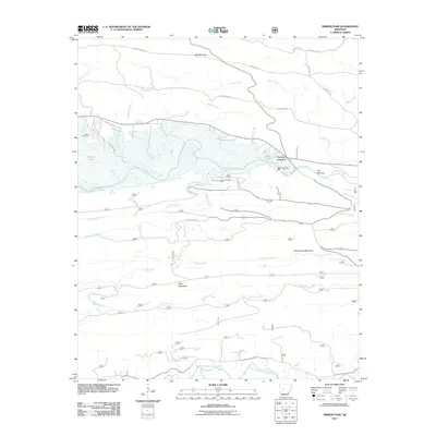 2011 Map of Nimrod Dam, 2011 Print