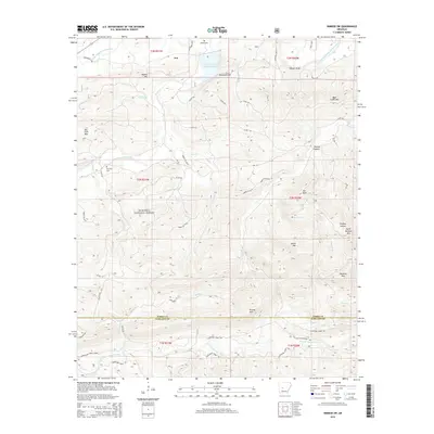 2014 Map of Nimrod SW, 2014 Print