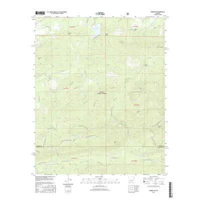 2017 Map of Nimrod SW, 2017 Print
