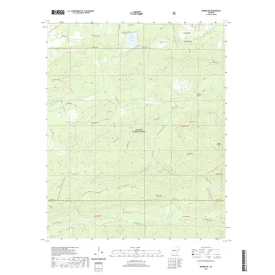 2020 Map of Nimrod SW, 2020 Print