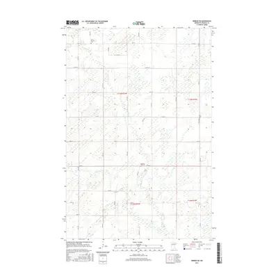 2016 Map of Nimrod SW, 2016 Print