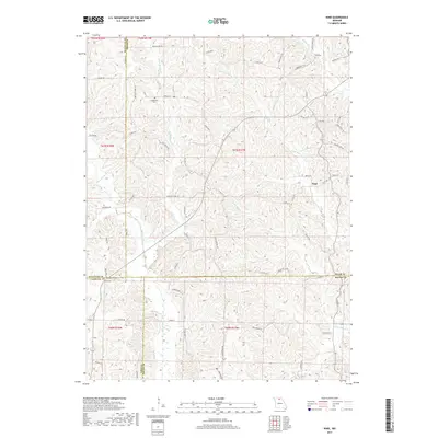 2017 Map of Nind, 2017 Print