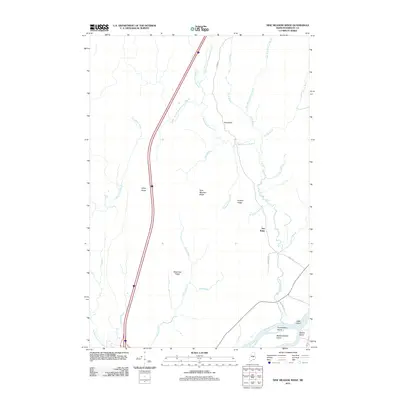 2011 Map of Nine Meadow Ridge, 2011 Print