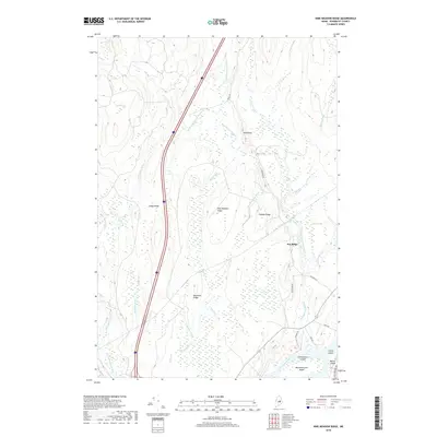 2018 Map of Nine Meadow Ridge, 2018 Print