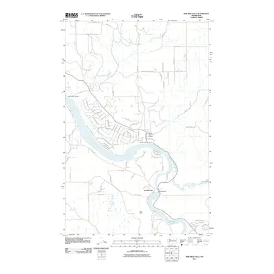 2011 Map of Nine Mile Falls, 2011 Print