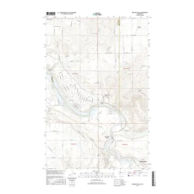 2017 Map of Nine Mile Falls, 2017 Print