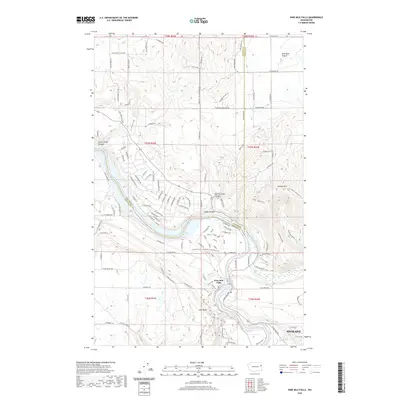 2020 Map of Nine Mile Falls, 2020 Print