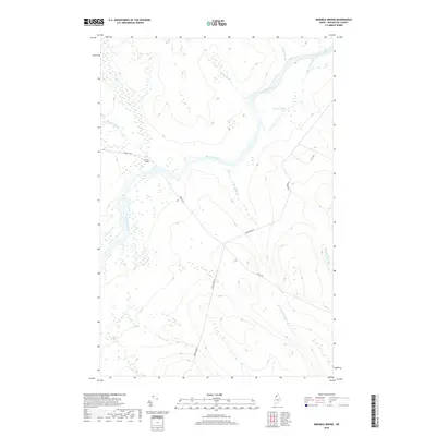 2018 Map of Ninemile Bridge, 2018 Print