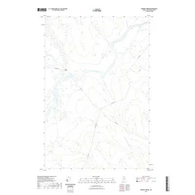 2021 Map of Ninemile Bridge, 2021 Print