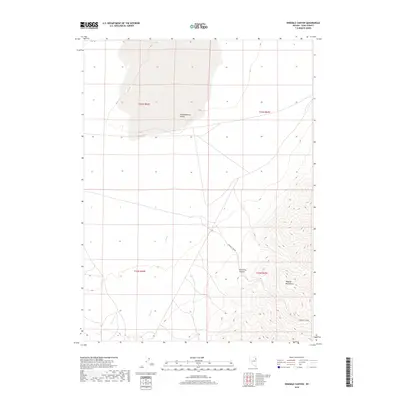 2018 Map of Ninemile Canyon, 2018 Print
