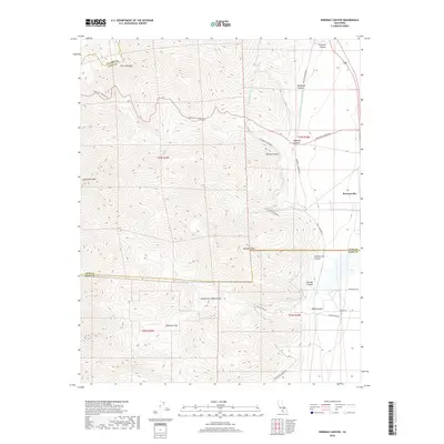 2018 Map of Ninemile Canyon, 2018 Print