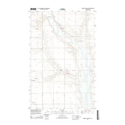 2014 Map of Ninemile Coulee East, 2014 Print