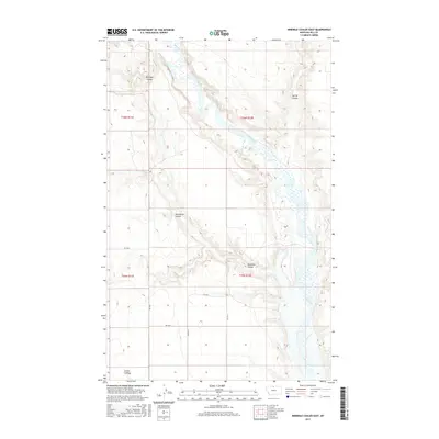 2017 Map of Ninemile Coulee East, 2017 Print
