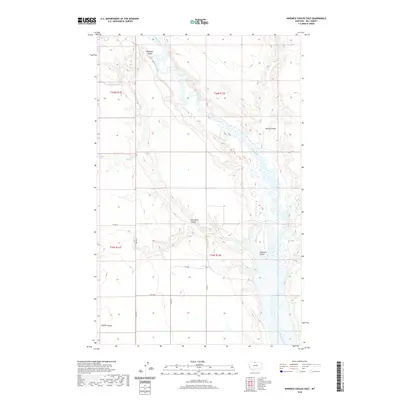 2020 Map of Ninemile Coulee East, 2020 Print
