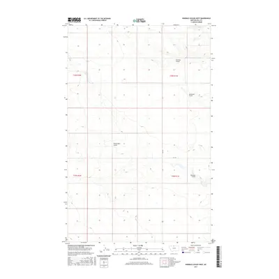 2017 Map of Ninemile Coulee West, 2017 Print