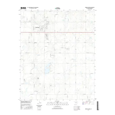 2016 Map of Ninemile Creek, 2016 Print