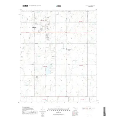 2018 Map of Ninemile Creek, 2018 Print