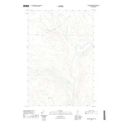 2021 Map of Ninemile Deadwater, 2021 Print