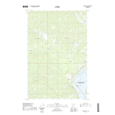 2020 Map of Ninemile Flat, 2020 Print
