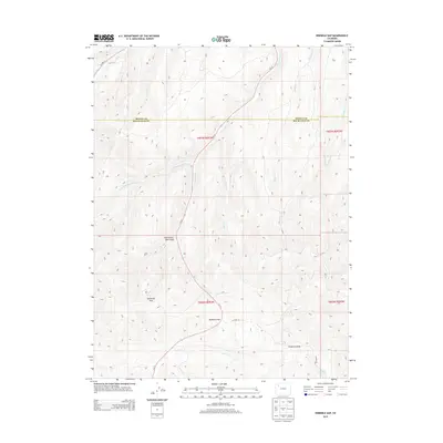 2013 Map of Ninemile Gap, 2013 Print