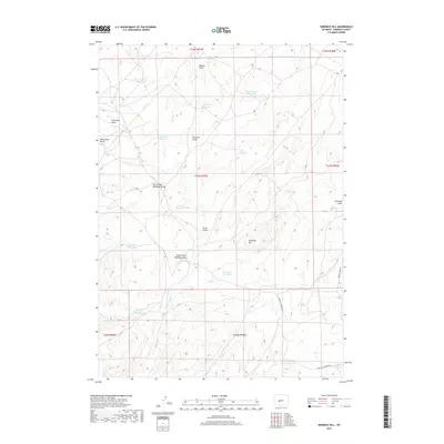 2017 Map of Ninemile Hill, 2017 Print