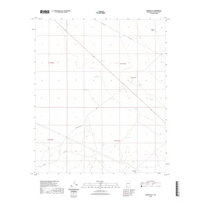 2020 Map of Ninemile Hill, 2020 Print