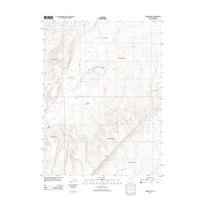 2013 Map of Ninemile Hill, 2013 Print