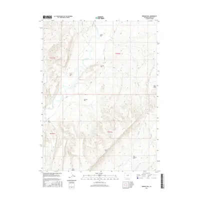 2016 Map of Ninemile Hill, 2016 Print