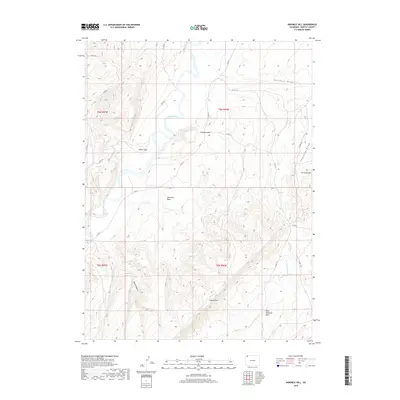 2019 Map of Ninemile Hill, 2019 Print