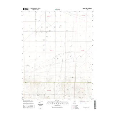 2017 Map of Ninemile Knoll, 2017 Print