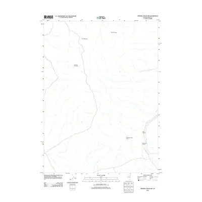 2012 Map of Ninemile Mountain, 2012 Print