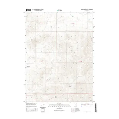 2015 Map of Ninemile Mountain NE, 2015 Print
