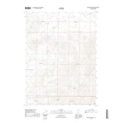 2018 Map of Ninemile Mountain NE, 2018 Print