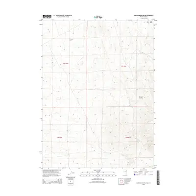 2014 Map of Ninemile Mountain SW, 2014 Print