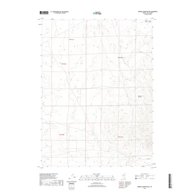 2018 Map of Ninemile Mountain SW, 2018 Print