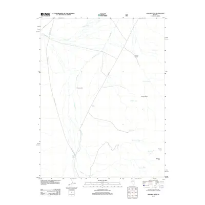 2012 Map of Ninemile Peak, 2012 Print