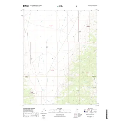 2018 Map of Ninemile Peak, 2018 Print
