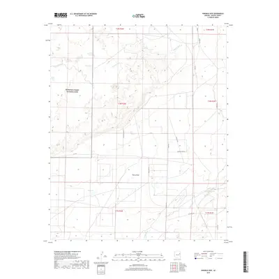 2018 Map of Ninemile Seep, 2018 Print