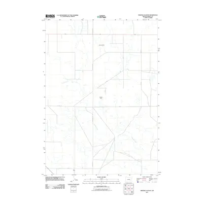 2011 Map of Ninemile Slough, 2011 Print