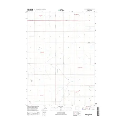 2014 Map of Ninemile Slough, 2014 Print