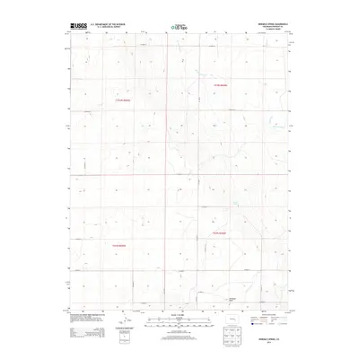 2013 Map of Ninemile Spring, 2013 Print