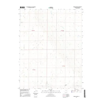 2016 Map of Ninemile Spring, 2016 Print