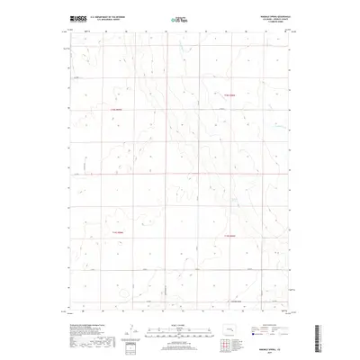 2019 Map of Ninemile Spring, 2019 Print